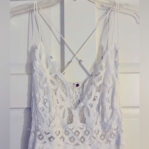 Free people white lace dress